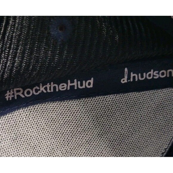 Dancin' Cactus d.Hudson Snapback Golf Hat Cap Rock The Hud Navy Blue Flag Stars - Picture 5 of 5